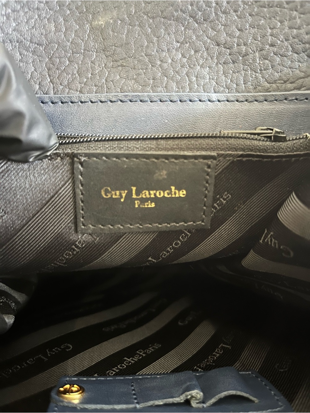 Guy Laroche vintage leather bag - Picture 9 of 9